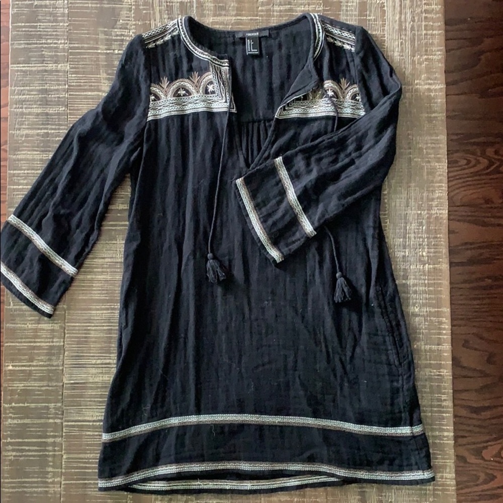 Boho V Neck Dress